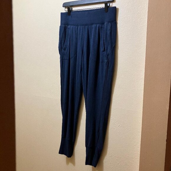 Athleta Women's Blue High Rise Salutation Jogger Activewear Pants Size Small - Picture 1 of 6
